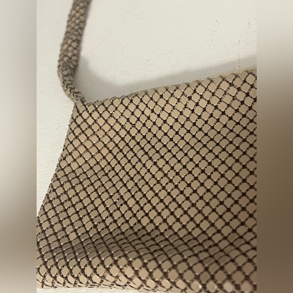 Vintage Jeanne Lottie Tan Mesh Purse - Picture 6 of 8